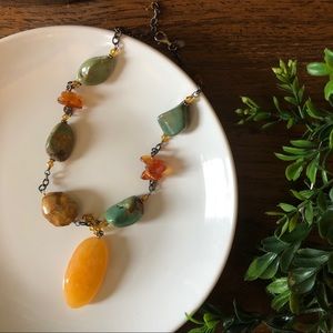 Silpada large stone necklace N1296